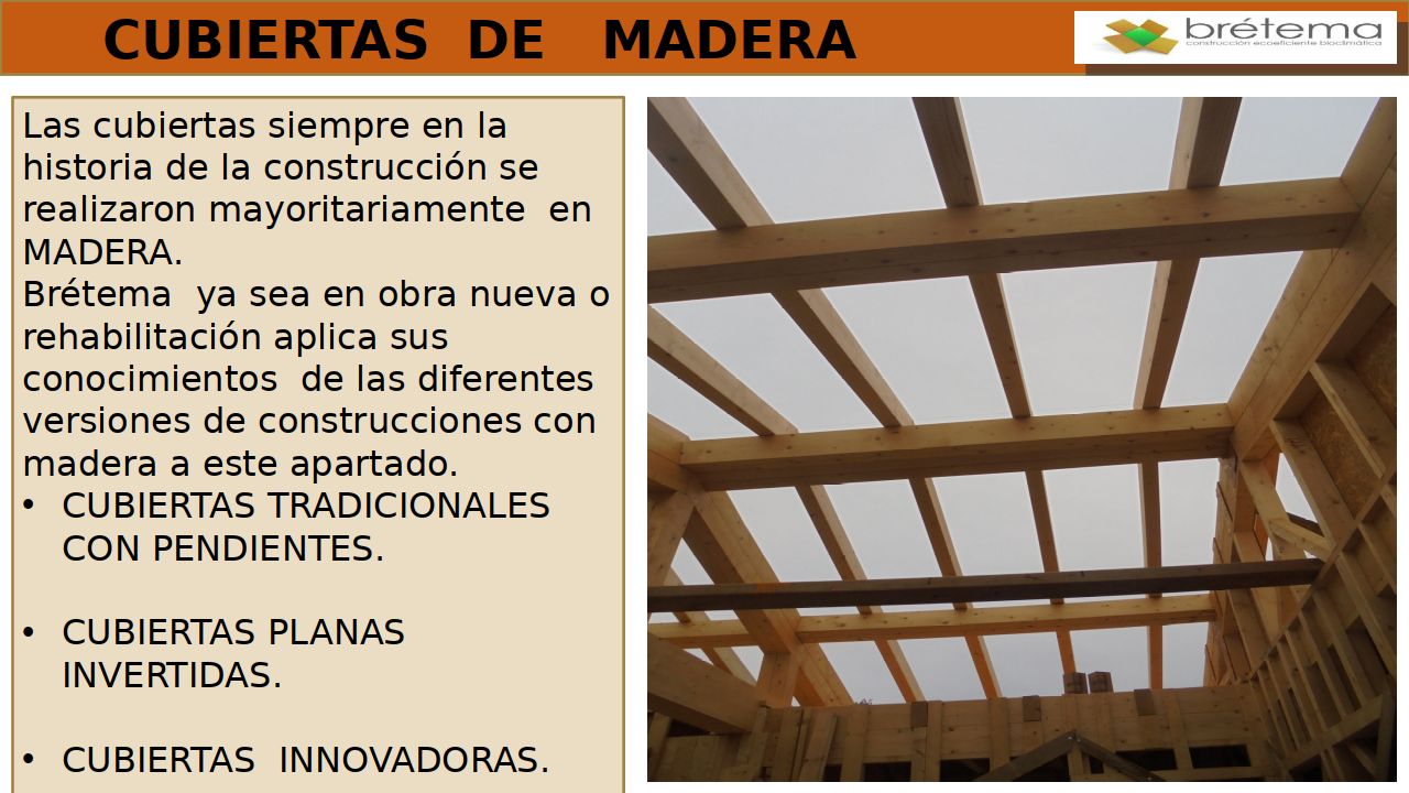Cubiertas de madera – Brétema